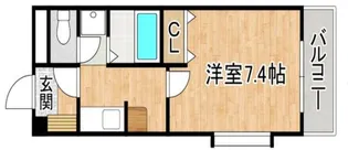 メゾンド・アブリール【201号号室】の間取り