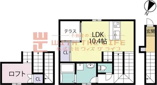 palette(パレット)【215号号室】の間取り