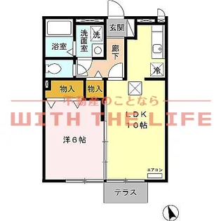 アヴニール合川【105号号室】の間取り