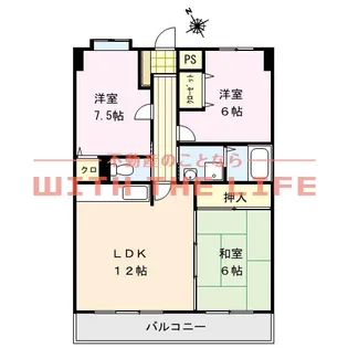 アメニティハイツ杏栄館【105号号室】の間取り