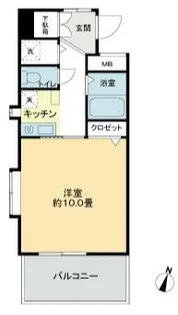 SIRIUS(シリウス)【201号号室】の間取り