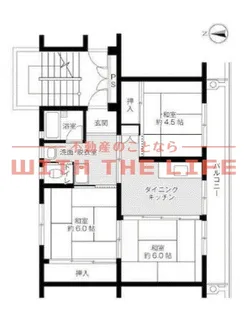 ビレッジハウス大牟田【1-104号号室】の間取り