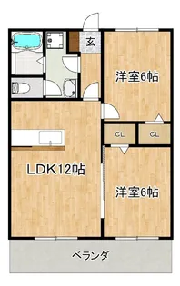 ポエムハイツ【103号号室】の間取り