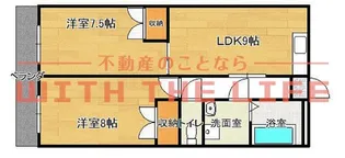 グランドヒル野中【203号号室】の間取り