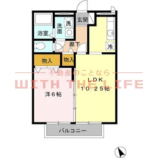 マイスイート都【202号号室】の間取り