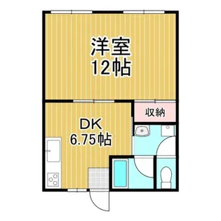 コーポラス田主丸【A102号号室】の間取り