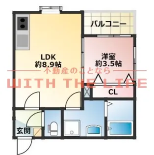 RIVA鳥栖本町【3階】の間取り