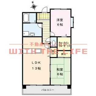 ステラコート壱番館【201号号室】の間取り