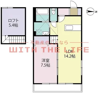 リーフ白壁【205号号室】の間取り