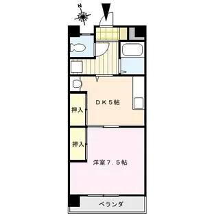 フォレスト小森野【207号号室】の間取り
