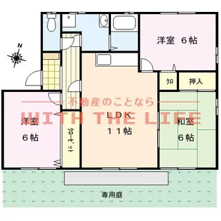 セジュール坂井Ⅱ【101号号室】の間取り