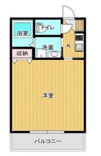 グリーンハイツ向野Ⅱ【102号号室】の間取り