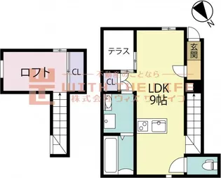 palette(パレット)【216号号室】の間取り