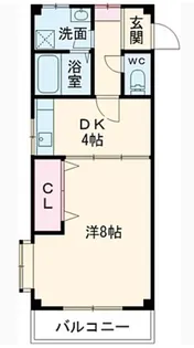 ピュアセントT1【103号号室】の間取り