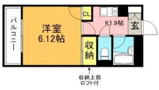 メゾンブランセ【702号号室】の間取り