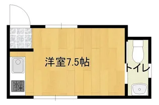 1Rの間取り画像