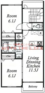 コーエーアビタシオン【301号号室】の間取り