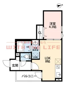 Cherim試験場前【201号号室】の間取り
