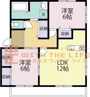 ディアス山川【A202号号室】の間取り
