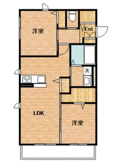 Grandeur(グランデュール)【104号号室】の間取り