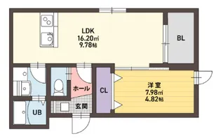 VIRIO合川【1階】の間取り