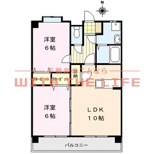 コア・フォレスタ【102号号室】の間取り