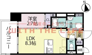 RESIDENCE(レジデンス)花畑【805号号室】の間取り