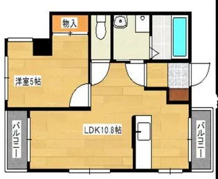 メゾン岩橋【301号号室】の間取り