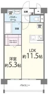エスペランサ久留米駅前【303号号室】の間取り