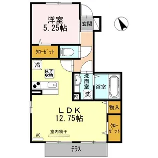 ウィン・レーベン【102号号室】の間取り