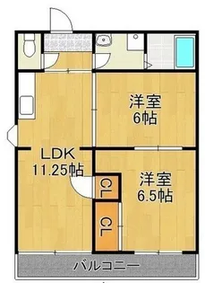 アシュレー国分【303号号室】の間取り