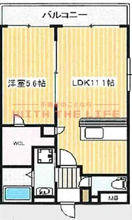 ソフィア21合川【502号号室】の間取り