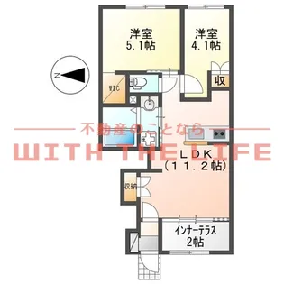 Light snow【102号号室】の間取り