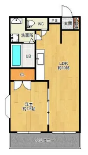 セントラルアベニュー【501号号室】の間取り