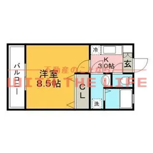 リブレアエムアール【202号号室】の間取り