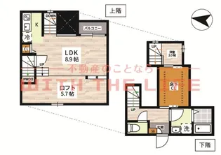 1SLDKの間取り画像