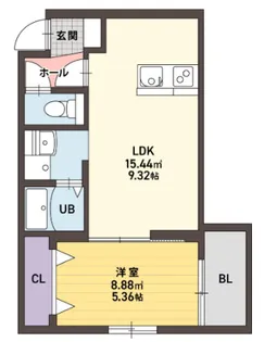 VIRIO合川【2階】の間取り