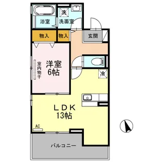 ブルームメゾン【305号号室】の間取り
