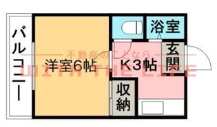 レジデンス中村【A-213号号室】の間取り