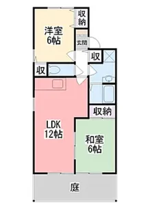 エステート宗崎Ⅰ【102号号室】の間取り