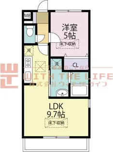 グランデシェチオ千本杉【201号号室】の間取り