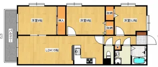 アーバンパレス諏訪野【304号号室】の間取り
