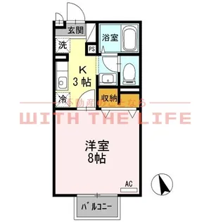 マーサジュネス【207号号室】の間取り