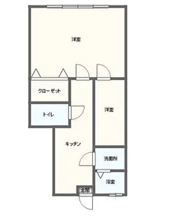 サンマリノ草野【A106号号室】の間取り