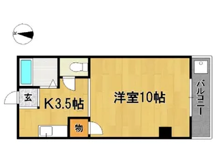 大洋本社ビル【513号号室】の間取り