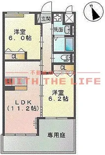 ユニヴァリィ プロムナード【102号号室】の間取り