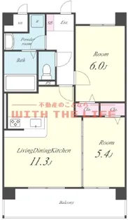 ムーンリバー久留米駅南【803号号室】の間取り