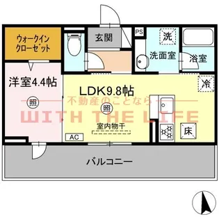 DーROOM西町【103号号室】の間取り