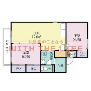 コーポ築揚【B206号号室】の間取り