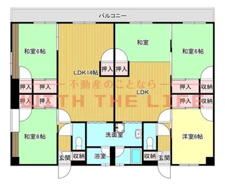 グランカーサ清蘭【305号号室】の間取り